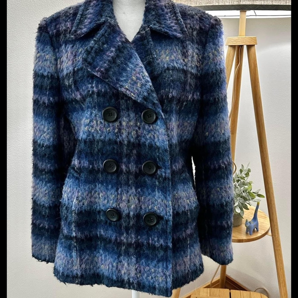 1990s Chadwicks Mohair/Wool Blend  Vintage Jacket/peacoat